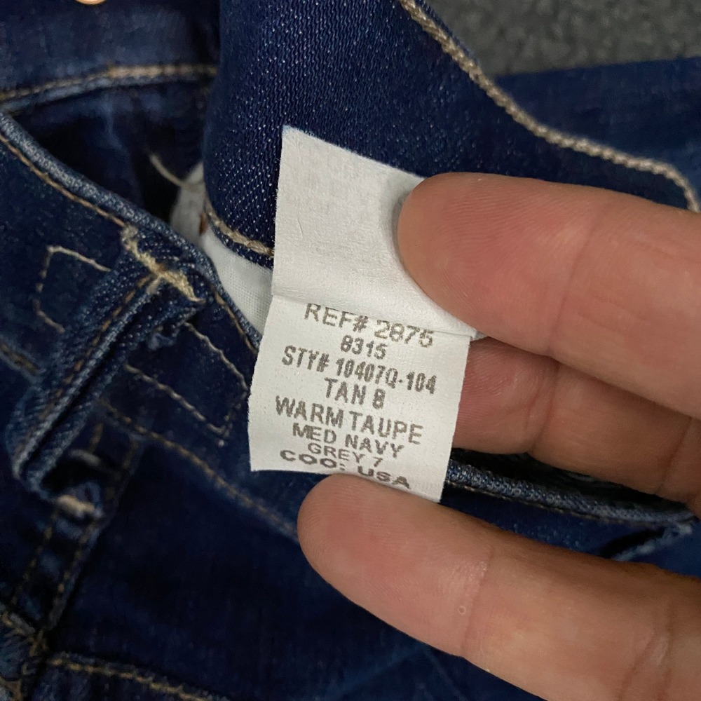 Mother Hustler Roller Sneak Jeans size 24 Blue Stretch Denim Wide Leg Flare - Picture 9 of 12